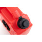 TANICA CON IMBUTO E CON SUPPORTO OFF-ROAD PER CARBURANTE OLIO ROSSO 5L TIPO ROTOPAX (Cod. AP-54345_A