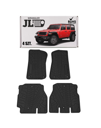 JEEP WRANGLER JL 2018+ 4D TAPPETINI AUTO (Cod. AP-54407_A4x4)