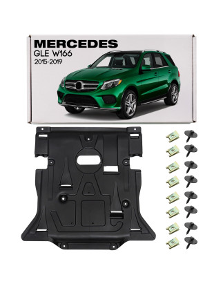 MERCEDES GLE W166 2015-2019 IN PLASTICA PROTEZIONE PIASTRA PROTEZIONE MOTORE CON KIT VITI A166520072
