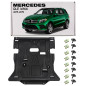 MERCEDES GLE W166 2015-2019 IN PLASTICA PROTEZIONE PIASTRA PROTEZIONE MOTORE CON KIT VITI A166520072