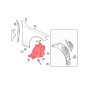 MERCEDES E-CLASS W213 2016-2020 PRE-RESTYLING PASSARUOTA ANTERIORE DESTRO PARTE POSTERIORE A21369006