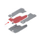 BMW SERIA 7 F01 2008-2015 IN TESSUTO PROTEZIONE CASSONE CAMBIO CENTRALE 51757207147 (Cod. AP-55429_A
