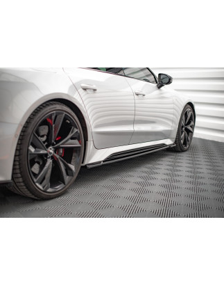 Diffusori minigonne V.1 Audi RS7 C8 (Cod. M-AU-RS6-C8-SD1G)