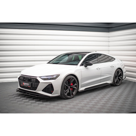 Diffusori minigonne V.1 Audi RS7 C8 (Cod. M-AU-RS6-C8-SD1G)