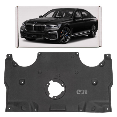 BMW SERIA 7 G11 2015+ IN TESSUTO POSTERIORE PROTEZIONE SOTTOSCOCCA 51757363871 (Cod. AP-55435_A4x4)