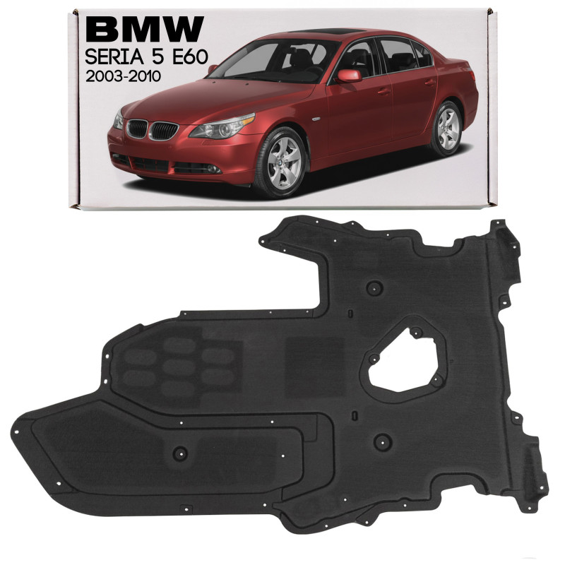 BMW SERIA 5 E60 2003-2010 IN TESSUTO PROTEZIONE CASSONE CAMBIO 51717033748 (Cod. AP-55543_A4x4)
