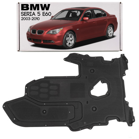 BMW SERIA 5 E60 2003-2010 IN TESSUTO PROTEZIONE CASSONE CAMBIO 51717033748 (Cod. AP-55543_A4x4)