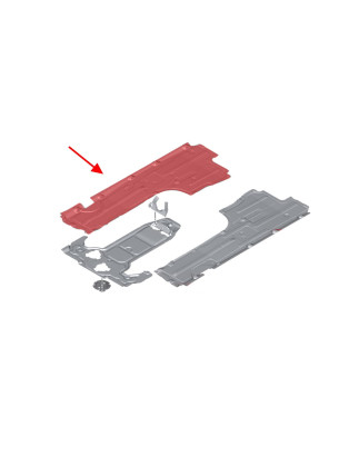 BMW SERIA 5 F07 GRAN TURISMO 2009-2017 IN TESSUTO PROTEZIONE SOTTOSCOCCA DESTRA 51757193498 (Cod. AP