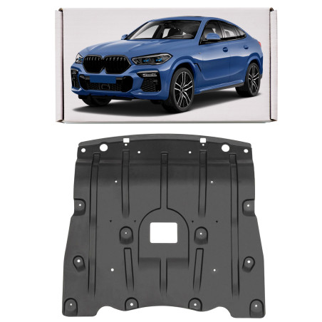 BMW X6 G06 2019+ PROTEZIONE PIASTRA PROTEZIONE MOTORE 51757424879 (Cod. AP-55626_A4x4)