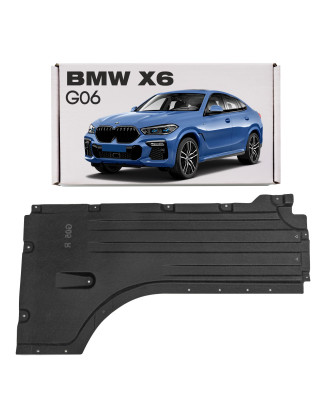 BMW X6 G06 2019+ IN TESSUTO PROTEZIONE SOTTOSCOCCA DESTRA 51757424882 (Cod. AP-55614_A4x4)