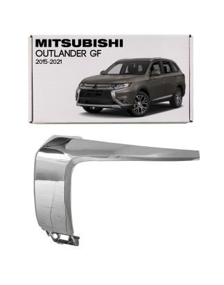 MITSUBISHI OUTLANDER III GF 2015-2021 CROMATA SINISTRA MODANATURA ANTERIORE PARAURTI CENTRALE 6407A1
