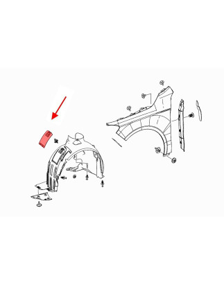MERCEDES B-CLASS W246 2011-2018 COPERTURA PER SOSTITUZIONE LAMPADINE A2468840222 (Cod. AP-55635_A4x4