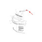 OPEL INSIGNIA A G09 2008-2013 PRE-RESTYLING GUIDA ANTERIORE PARAURTI SINISTRO 13238441 (Cod. AP-5565
