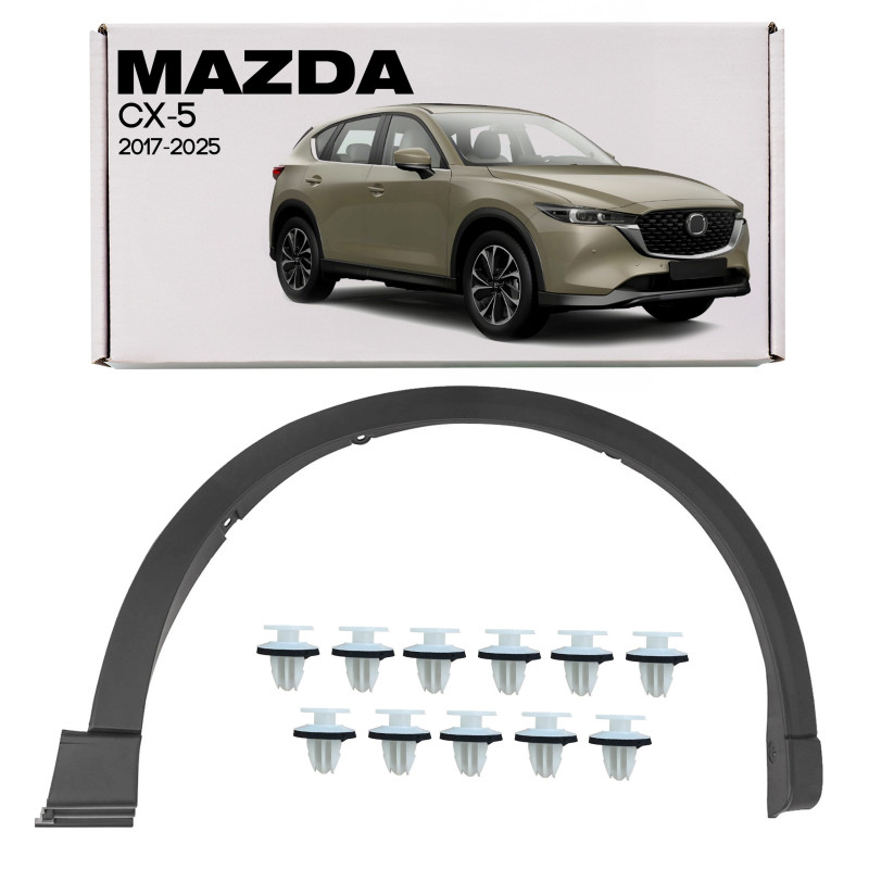 MAZDA CX-5 II 2017-2025 MODANATURA ANTERIORE PARAFANGO DESTRA KB7W51W20E (Cod. AP-55757_A4x4)