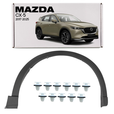 MAZDA CX-5 II 2017-2025 MODANATURA ANTERIORE PARAFANGO DESTRA KB7W51W20E (Cod. AP-55757_A4x4)