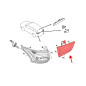 MITSUBISHI OUTLANDER III GF 2015-2021 RESTYLING FARO PORTELLONE POSTERIORE SINISTRA 8331A179 (Cod. A