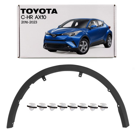 TOYOTA C-HR AX10 2016-2023 MODANATURA ANTERIORE PARAFANGO SINISTRA 75602F4010 (Cod. AP-55764_A4x4)