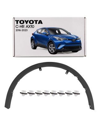 TOYOTA C-HR AX10 2016-2023 MODANATURA ANTERIORE PARAFANGO DESTRA 75601F4010 (Cod. AP-55765_A4x4)