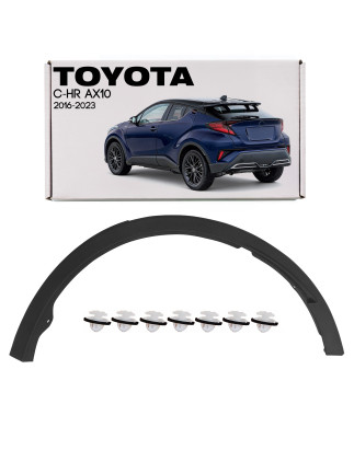 TOYOTA C-HR AX10 2016-2023 MODANATURA POSTERIORE PARAFANGO SINISTRA 75606F4010 (Cod. AP-55766_A4x4)