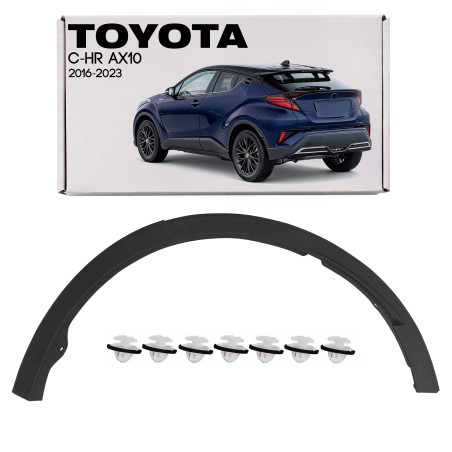 TOYOTA C-HR AX10 2016-2023 MODANATURA POSTERIORE PARAFANGO SINISTRA 75606F4010 (Cod. AP-55766_A4x4)