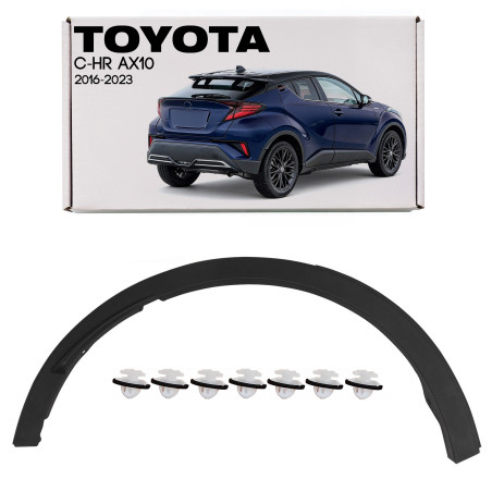 TOYOTA C-HR AX10 2016-2023 MODANATURA POSTERIORE PARAFANGO DESTRA 75605F4010 (Cod. AP-55767_A4x4)