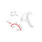 TOYOTA C-HR AX10 2016-2023 MODANATURA POSTERIORE PARAFANGO DESTRA 75605F4010 (Cod. AP-55767_A4x4)