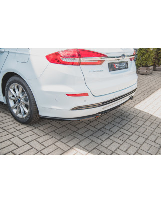 Splitter posteriore Ford Mondeo FAMILIARE Platinium Mk5 Facelift (Cod. M-FO-MO-5F-TI-ES-RD1G)