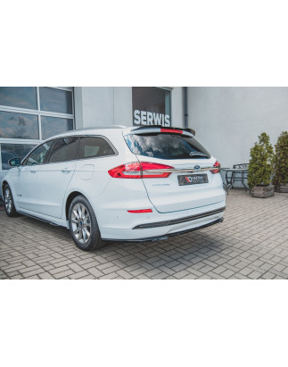 Splitter posteriore Ford Mondeo FAMILIARE Platinium Mk5 Facelift (Cod. M-FO-MO-5F-TI-ES-RD1G)