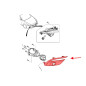 MAZDA 3 III BN 2017-2019 RESTYLING TAPPO FENDINEBBIA GRIGLIA PARAURTI DESTRA BAJC50C11A (Cod. AP-558