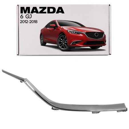 MAZDA 6 III GJ 2012-2018 PRIMA DEL SECONDO RESTYLING CROMATA MODANATURA MASCHERINA DESTRA GHP9507J1C