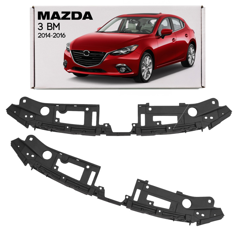 MAZDA 3 III BM 2014-2016 PRE-RESTYLING SUPERIORE PROTEZIONE PANNELLO FRONTALE ANTERIORE BJS750717A (
