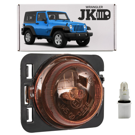 JEEP WRANGLER JK 2007-2018 INDICATORE DI DIREZIONE DESTRO IN PARAFANGO 55077894AD (Cod. AP-55928_A4x