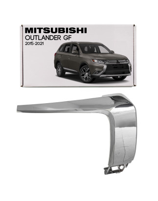 MITSUBISHI OUTLANDER III GF 2015-2021 CROMATA DESTRA MODANATURA ANTERIORE PARAURTI CENTRALE 6407A146