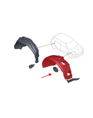 MINI COUNTRYMAN R60 2010-2016 IN TESSUTO PASSARUOTA ANTERIORE DESTRO 51719807830 (Cod. AP-55944_A4x4