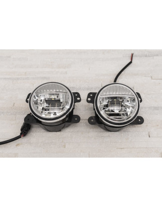 JEEP WRANGLER JK 2007-2018 FENDINEBBIA LED ANTERIORI 4" 40W (Cod. AP-55947_A4x4)