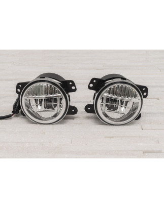 JEEP WRANGLER JK 2007-2018 FENDINEBBIA LED ANTERIORI 4" 40W (Cod. AP-55947_A4x4)