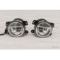 JEEP WRANGLER JK 2007-2018 FENDINEBBIA LED ANTERIORI 4" 40W (Cod. AP-55947_A4x4)