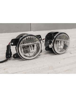JEEP WRANGLER JK 2007-2018 FENDINEBBIA LED ANTERIORI 4" 40W (Cod. AP-55947_A4x4)