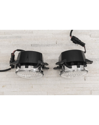 JEEP WRANGLER JK 2007-2018 FENDINEBBIA LED ANTERIORI 4" 40W (Cod. AP-55947_A4x4)