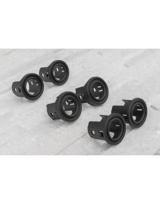 JEEP WRANGLER JL 2018+ SUPPORTI SENSORI PDC 6 PZ. (Cod. AP-55999_A4x4)