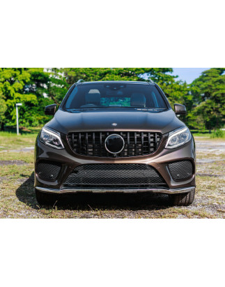 MERCEDES GLE W166 2015-2019 MASCHERINA CON TELECAMERA GT PANAMERICANA NERO (Cod. AP-56008_A4x4)