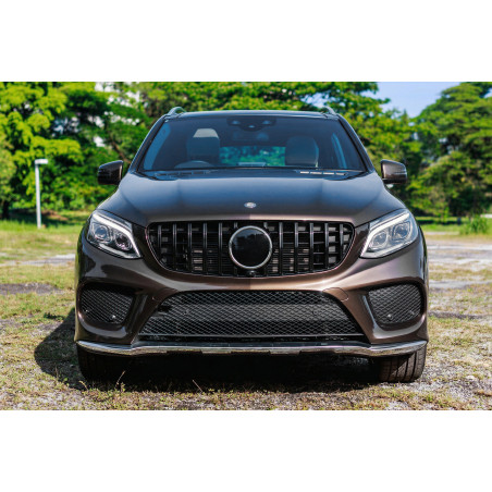 MERCEDES GLE W166 2015-2019 MASCHERINA CON TELECAMERA GT PANAMERICANA NERO (Cod. AP-56008_A4x4)