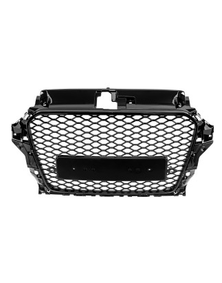 AUDI A3 8V 2013-2016 PRE-RESTYLING MASCHERINA RADIATORE MASCHERINA KIT ESTETICO PER S3 NERO + PDC (C