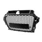 AUDI A3 8V 2013-2016 PRE-RESTYLING MASCHERINA RADIATORE MASCHERINA KIT ESTETICO PER S3 NERO + PDC (C