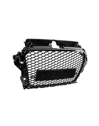 AUDI A3 8V 2013-2016 PRE-RESTYLING MASCHERINA RADIATORE MASCHERINA KIT ESTETICO PER S3 NERO + PDC (C