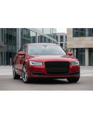 AUDI A8 D4 2014-2017 RESTYLING MASCHERINA RADIATORE MASCHERINA KIT ESTETICO PER S8 NERO + PDC (Cod. 