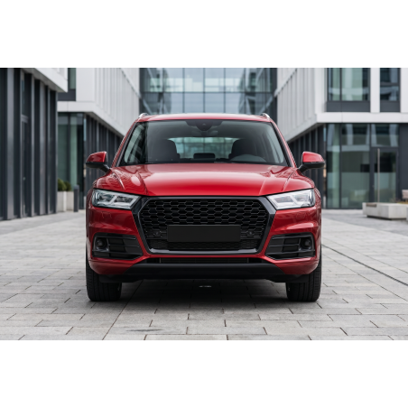 AUDI Q5 80A FY 2017-2020 PRE-RESTYLING MASCHERINA RADIATORE MASCHERINA KIT ESTETICO SQ5 NERO + PDC (