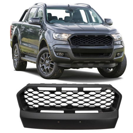FORD RANGER WILDTRAK 2016-2018 TUNING MASCHERINA OPACO NERO (Cod. AP-56128_A4x4)