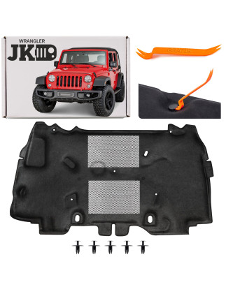 JEEP WRANGLER JK 2007-2018 PANNELLO FONOASSORBENTE COFANO 55361338AO (Cod. AP-56152_A4x4)