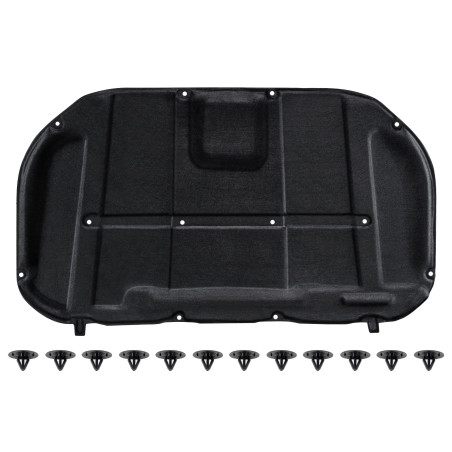 TOYOTA HILUX VIII AN120 2015-2025 PANNELLO FONOASSORBENTE COFANO CON KIT CLIP 533410K250 (Cod. AP-56